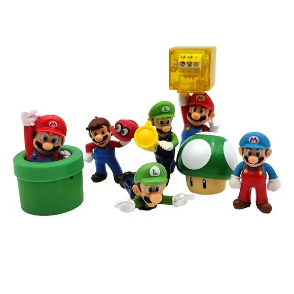 Nintendo Toys Super Mario Bros Luigi Lot Action Figure Toys